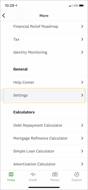 update email credit karma